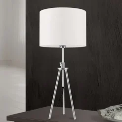 Tischlampe weiß Como