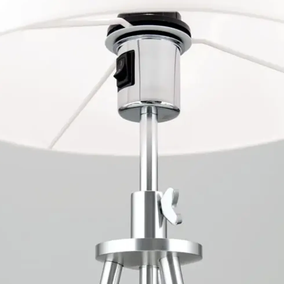 Tischlampe weiß Como