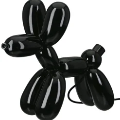 Tischleuchte Ballonhund schwarz Höhe 35 cm