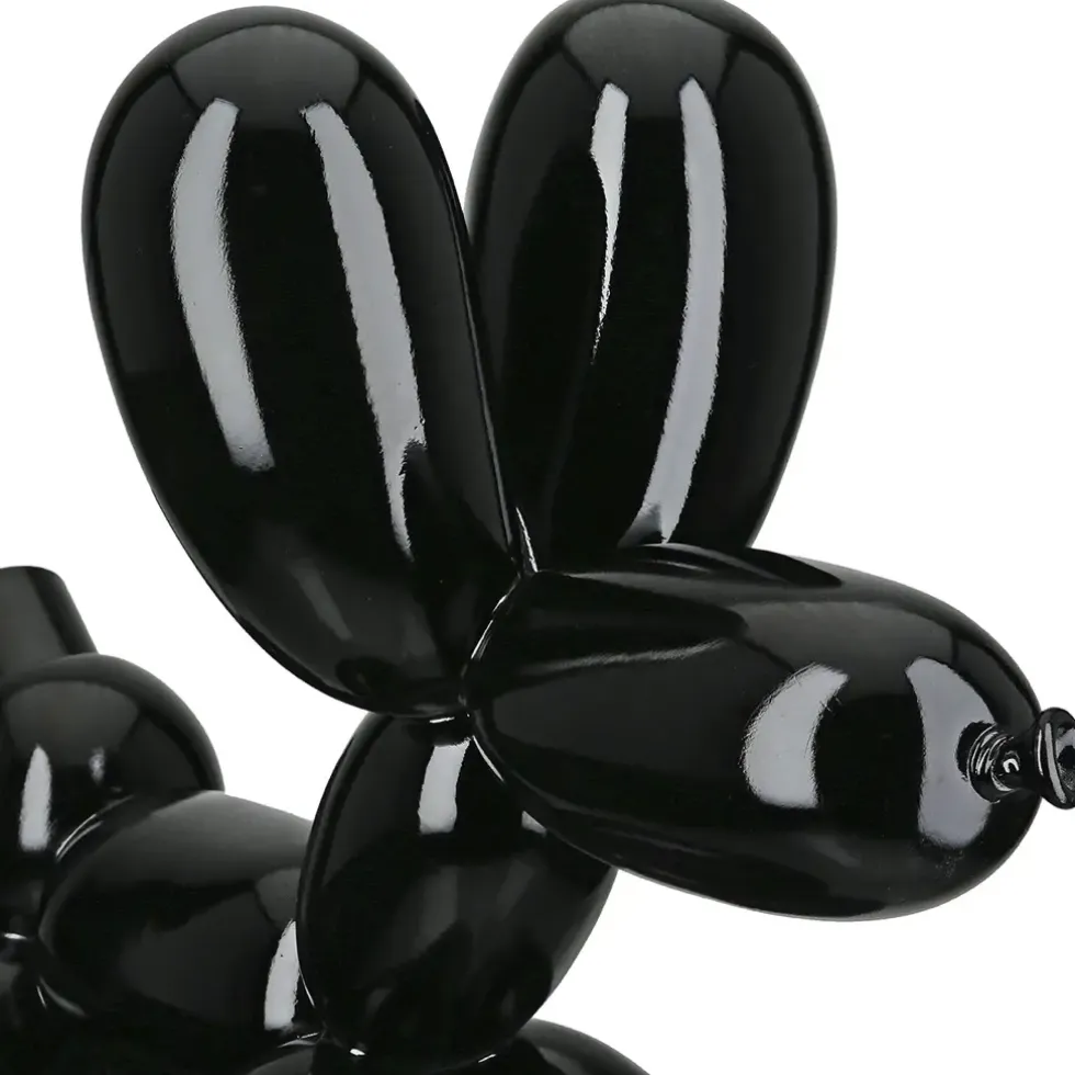 Tischleuchte Ballonhund schwarz Höhe 35 cm