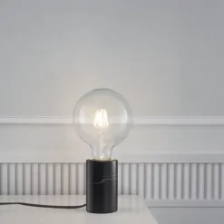 Tischleuchte Nordlux SIV Marmor schwarz