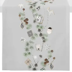 Tischläufer modern Weihnachten Apelt 3711 grau 46×140 cm
