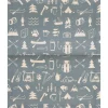 Tischläufer Outdoor Magma Camping Allover 40×145 cm