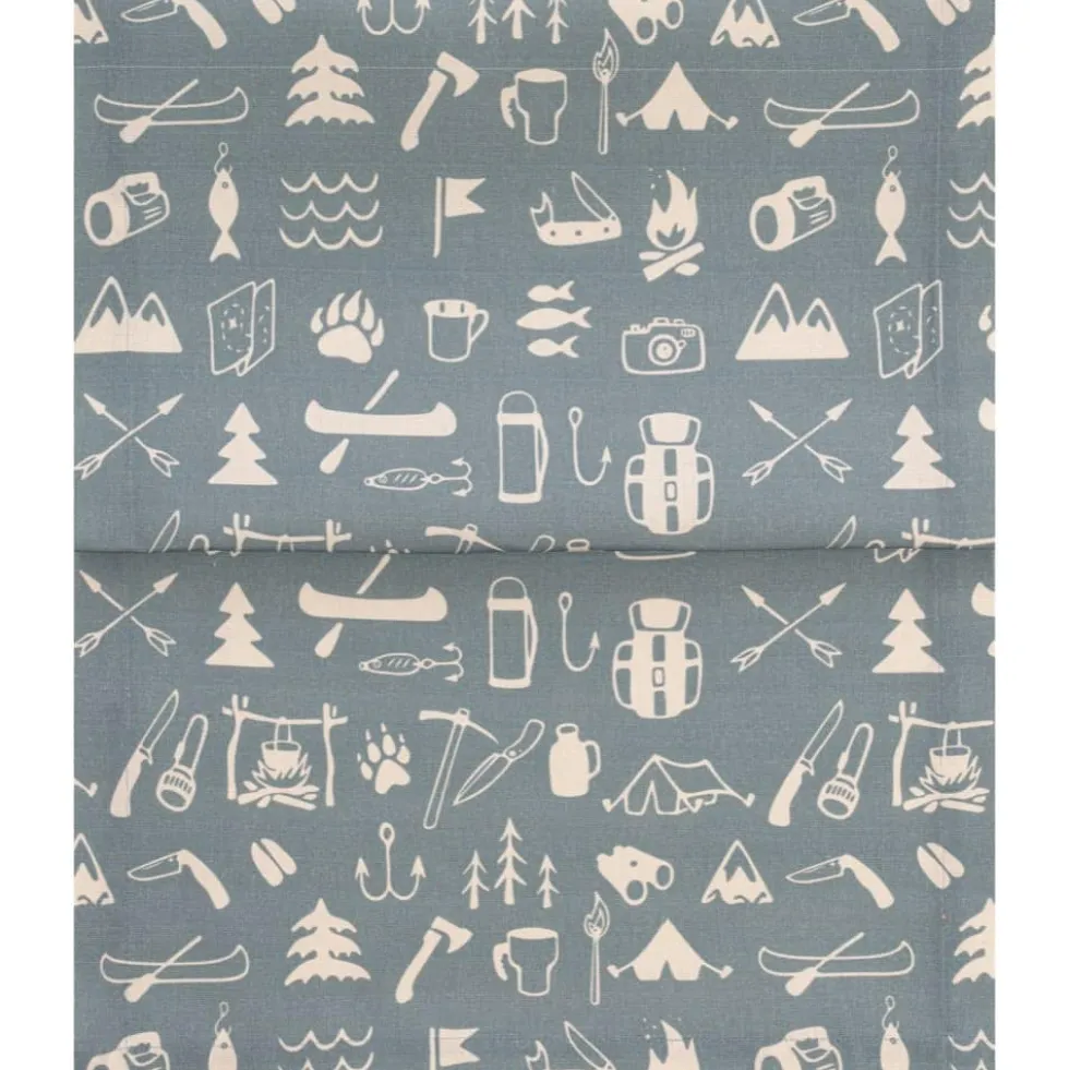 Tischläufer Outdoor Magma Camping Allover 40×145 cm