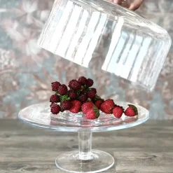 Tortenplatte mit Fuß Kaheku Glas Durchmesser 32 cm