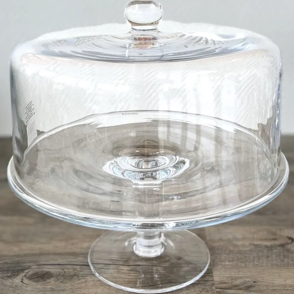 Tortenplatte mit Fuß Kaheku Glas Durchmesser 32 cm