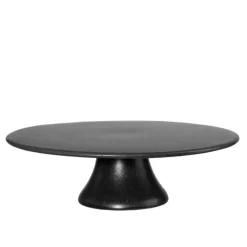 Tortenplatte mit Fuß rund BLACK IRON ASA Grande D 29 cm
