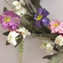 Türkranz Blütenkranz deko Peonien Blumen Durchmesser 45 cm