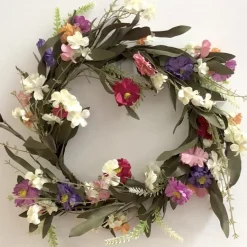 Türkranz Blütenkranz deko Peonien Blumen Durchmesser 45 cm