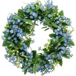 Türkranz Frühling Vergissmeinnicht blau Durchmesser 28 cm