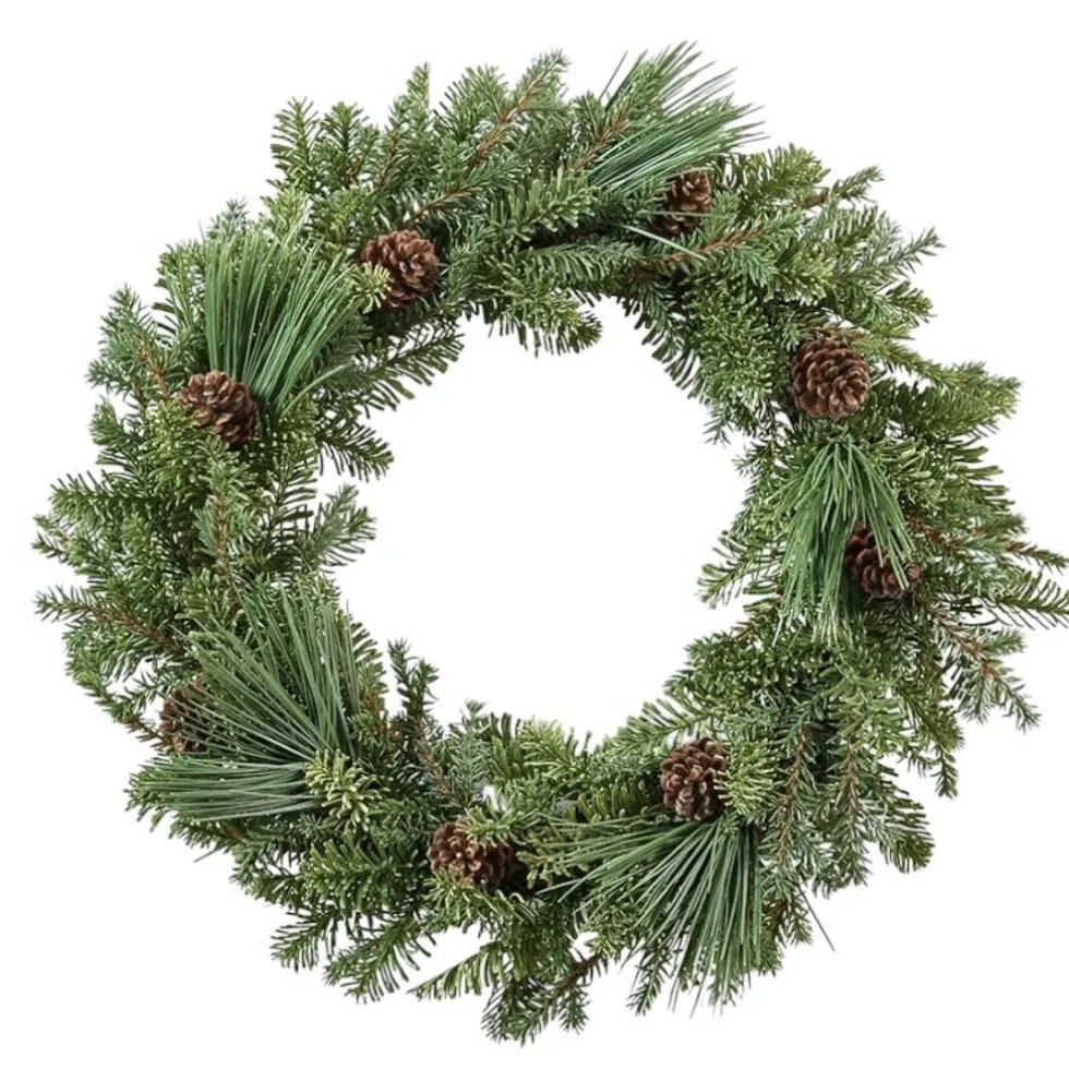 Türkranz Tannenkranz Weihnachten mit Zapfen FARRELL Durchmesser 45 cm