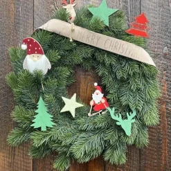 Türkranz Weihnachten Blautanne Durchmesser 50 cm
