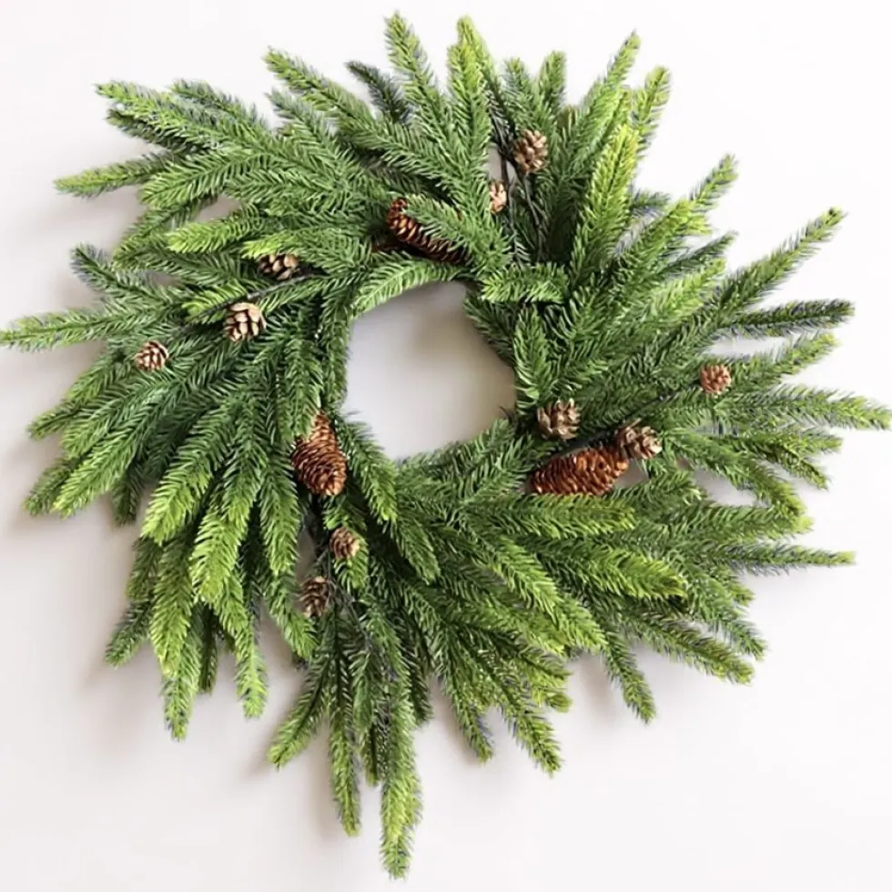Türkranz Weihnachten mit Zapfen Maletto Durchmesser 50 cm