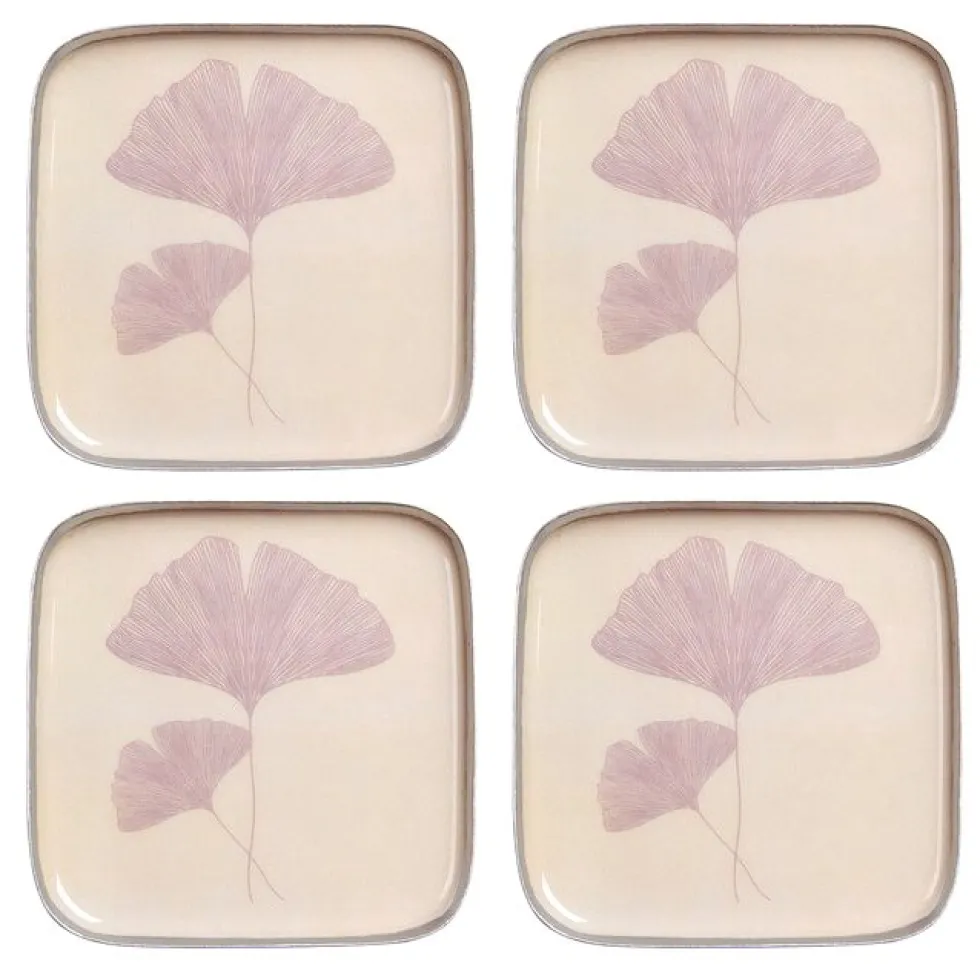 Untersetzer 4er Set SAIGON GINKGOBLATT GiftCompany 10×10 cm