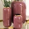 Vase Deko modern rosa Saigon GiftCompany dahlia