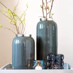 Vase Deko modern Saigon GiftCompany grau