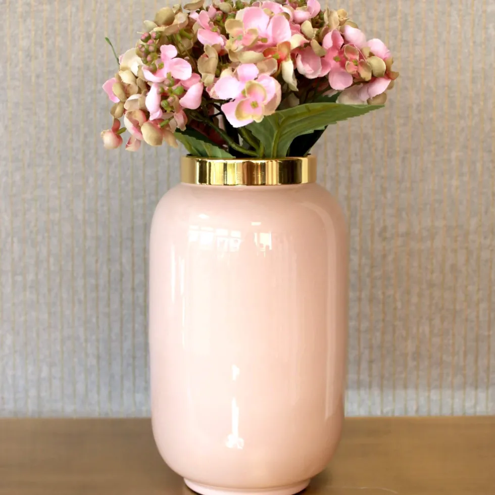 Vase Deko modern Saigon rosa GiftCompany H 40 cm
