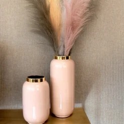 Vase Deko modern Saigon rosa GiftCompany H 40 cm