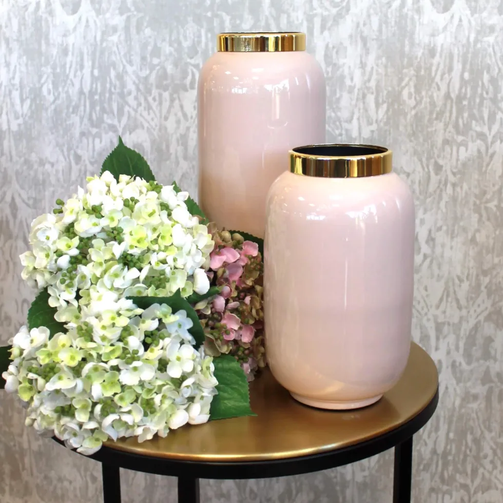 Vase Deko modern Saigon rosa GiftCompany H 40 cm