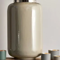 Vase Deko modern Saigon sandstone GiftCompany