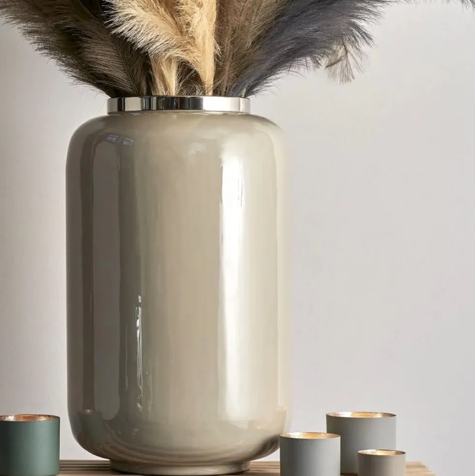 Vase Deko modern Saigon sandstone GiftCompany