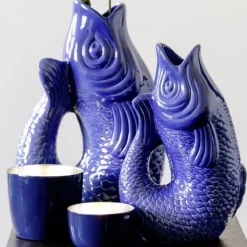 Vase Monsieur Carafon azur GiftCompany