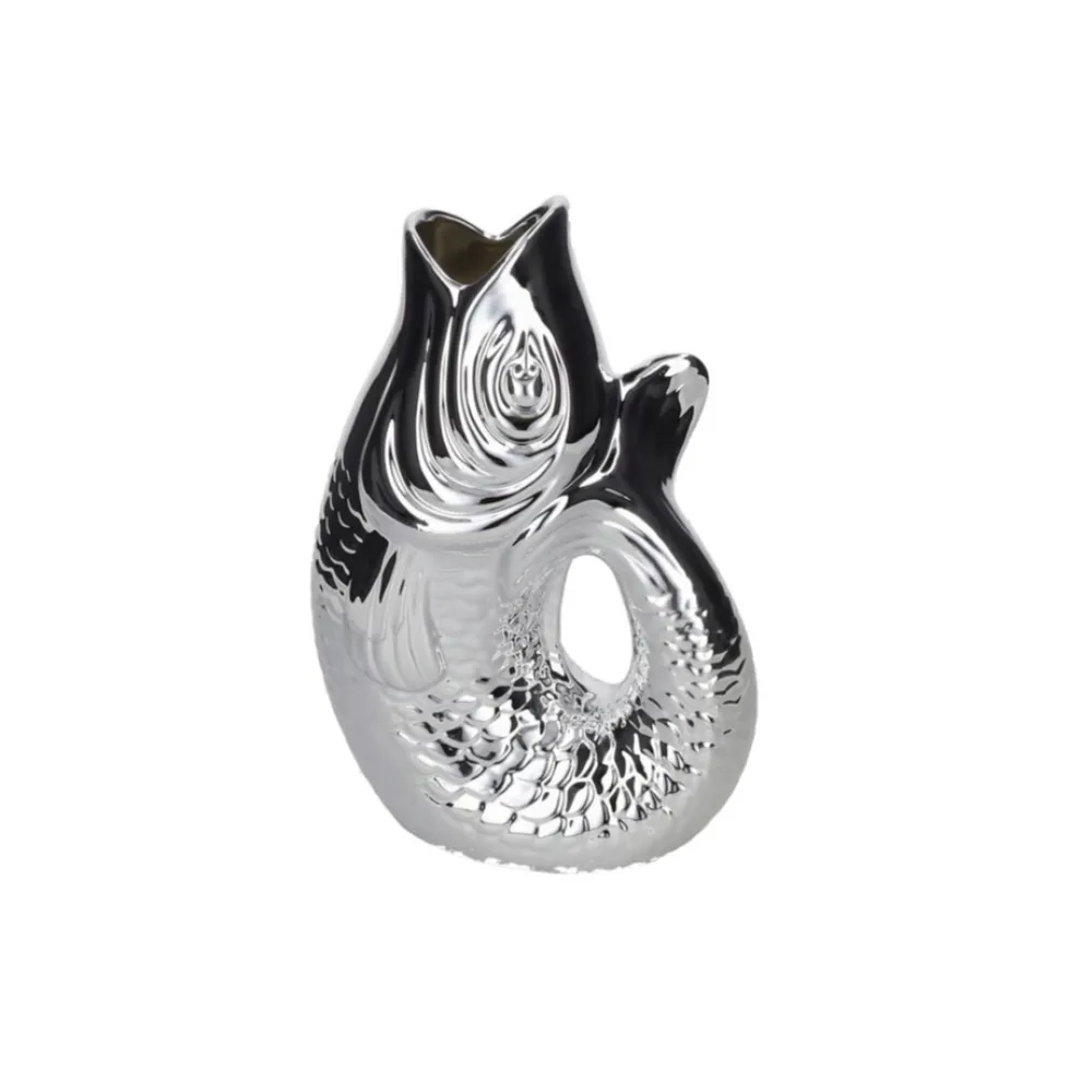 Vase Monsieur Carafon silber GiftCompany