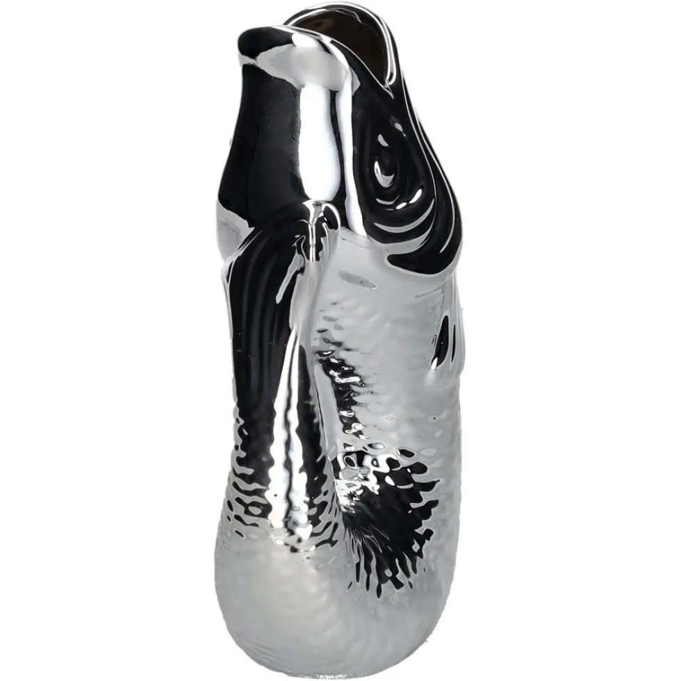 Vase Monsieur Carafon silber GiftCompany