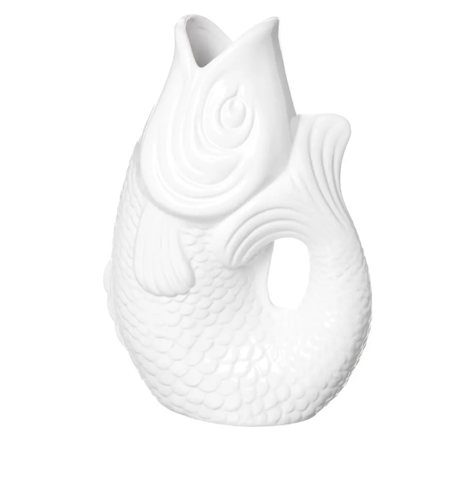 Vase Monsieur Carafon weiß GiftCompany