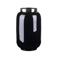 Vase schwarz Deko modern Saigon GiftCompany