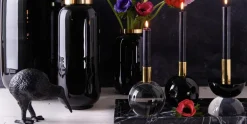 Vase schwarz Deko modern Saigon GiftCompany