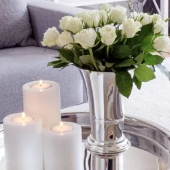 Vase silber Tromba Edzard Höhe 25 cm