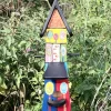 Vogelfutterhaus mit Ständer groß Luftschloss Vogelvilla Höhe 52 cm