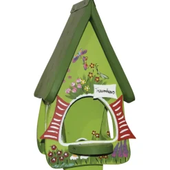 Vogelfutterhaus mit Ständer grün Traumhaus Vogelvilla Höhe 45 cm