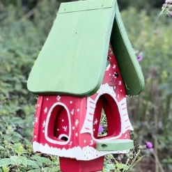 Vogelfutterhaus mit Ständer WINTERTRAUM Vogelvilla Höhe 36 cm