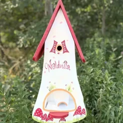 Vogelfutterhaus mit Ständer XXL WALDVILLA Vogelvilla Höhe 71 cm