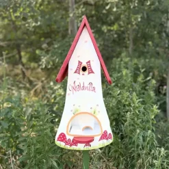 Vogelfutterhaus mit Ständer XXL WALDVILLA Vogelvilla Höhe 71 cm