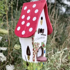 Vogelfutterhaus Nistkasten mit Ständer MEISENPENSION Vogelvilla Höhe 62 cm