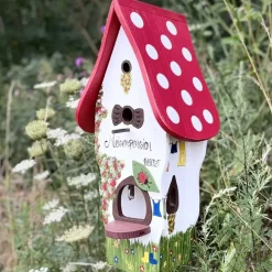 Vogelfutterhaus Nistkasten mit Ständer MEISENPENSION Vogelvilla Höhe 62 cm