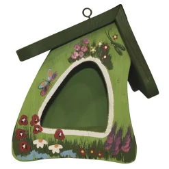 Vogelfutterhaus zum Hängen GARTENZAUBER Vogelvilla Höhe 23 cm