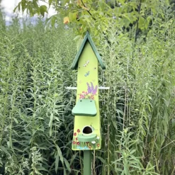 Vogelhaus mit Ständer Gartenlust Vogelvilla Höhe 52 cm