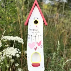 Vogelhaus mit Ständer groß Glück Vogelvilla Höhe 61 cm