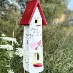 Vogelhaus mit Ständer groß Glück Vogelvilla Höhe 61 cm