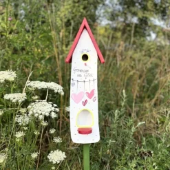 Vogelhaus mit Ständer groß Glück Vogelvilla Höhe 61 cm