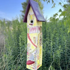 Vogelhaus mit Ständer XXL Lagos Vogelvilla Höhe 84 cm
