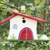 Vogelhaus Nistkasten Handgemacht WALDSCHÄNKE Vogelvilla Höhe 30 cm