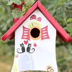 Vogelhaus Nistkasten zum Aufhängen RENDEZVOUS Vogelvilla Höhe 23 cm