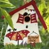 Vogelhaus Nistkasten zum Hängen Zwitscherstube Vogelvilla Höhe 23 cm