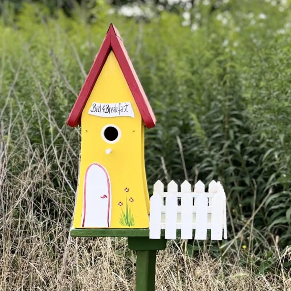 Vogelhaus XXL mit Ständer BEDROOM Vogelvilla Höhe 44 cm