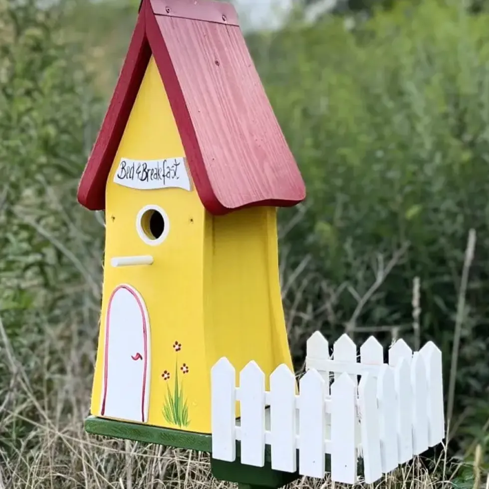 Vogelhaus XXL mit Ständer BEDROOM Vogelvilla Höhe 44 cm